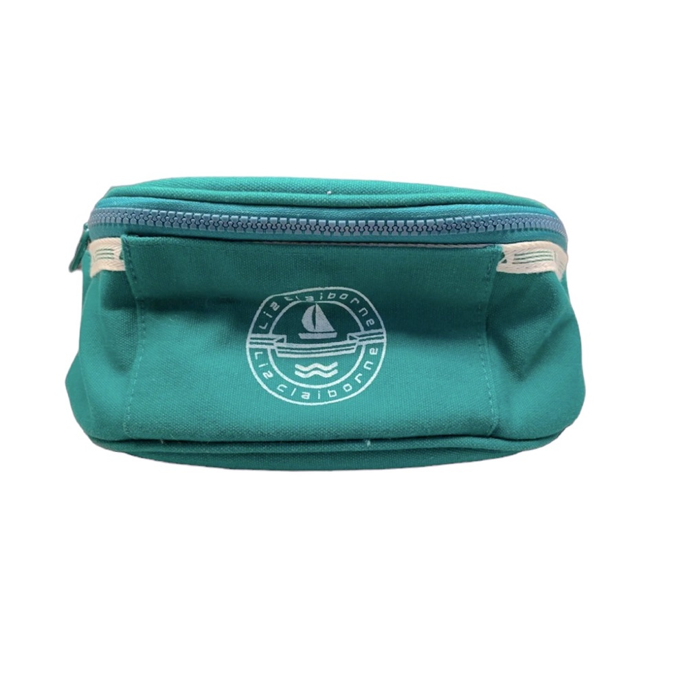 Rare Green vintage Liz Claiborne fanny pack.